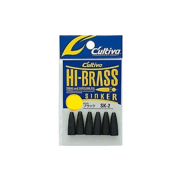 HI－BRASSシンカー ブラック SK－2 オーナー 釣り人応援セール