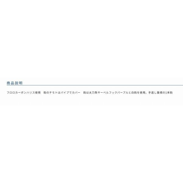 ライトタックル太刀魚1本 オーナー