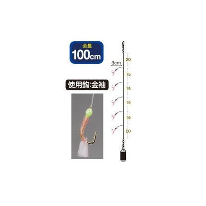 S－6206 豆アジサビキ完全セット オーナー 釣り人応援セール