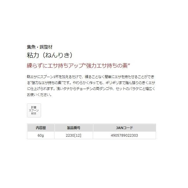 粘力 マルキュー