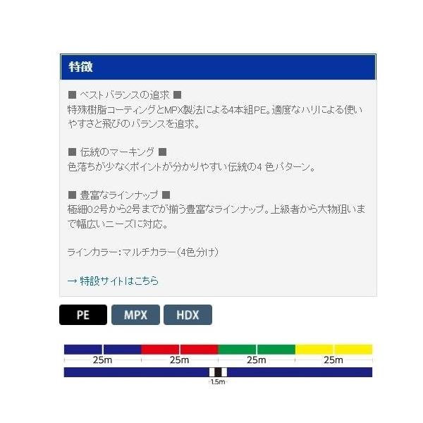 砂紋PEX4 250m 0.4号 ゴーセン 継続SALE