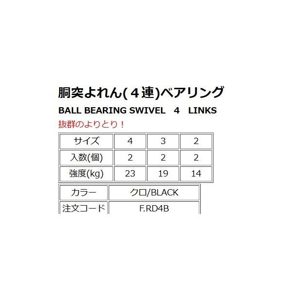 胴突4蓮ベアリングクロ2本入 2 NTスイベル 秋の大感謝祭