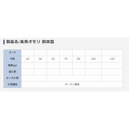 胴突 集魚 （P入）80号 タカタ