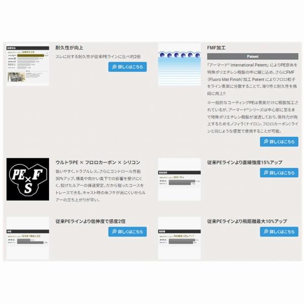 ARMOREDF＋PROアジメバル150M0.1号 DUEL