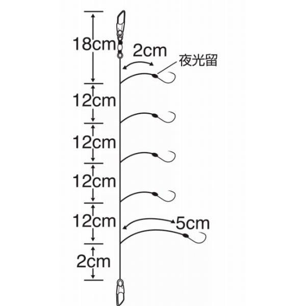 山中湖ワカサギ 5本鈎 2号 ささめ 釣り人応援セール
