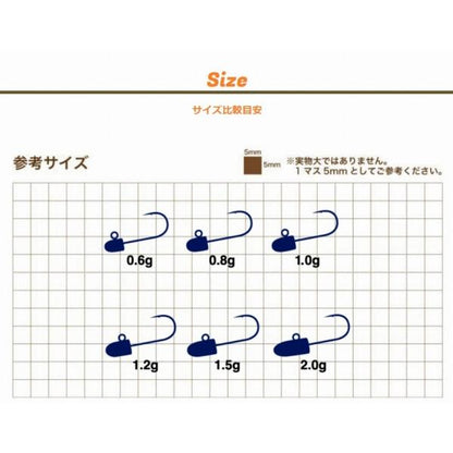 J312 ジャコヘッドTG ミクロ 12 0.6g ジャングルジム