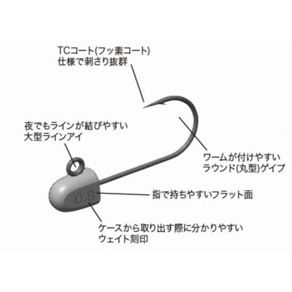 J312 ジャコヘッドTG ミクロ 12 0.6g ジャングルジム