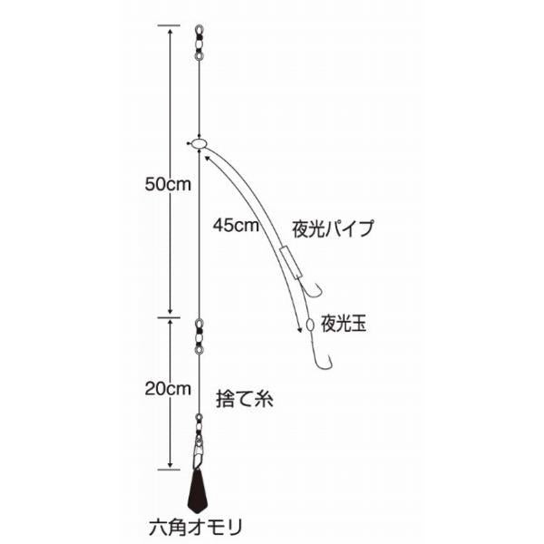 C-006 堤防ヒラメセットB ささめ