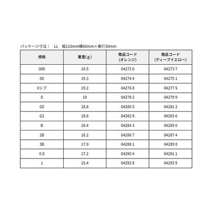 04288 大知遠投 60  SP LL 3B オレンシ゛ キザクラ
