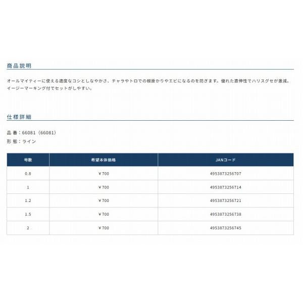 ザイト ストレッチハリスレギュラー0.8号 ZA-81 オーナー