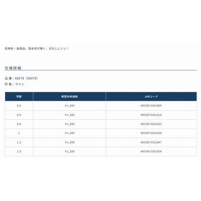 ザイト 鼻かん仕掛糸FC 30m 0.8号 ザイト