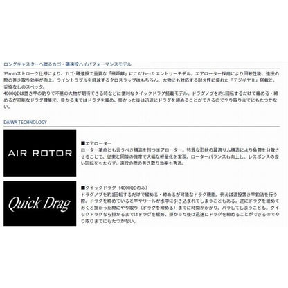 17クロスキャスト 4000QD ダイワ
