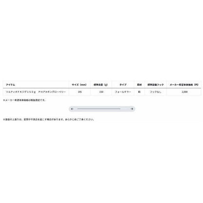 ＳＧＦＫジグ150ｇＰＨ赤金ＧＢ ダイワ