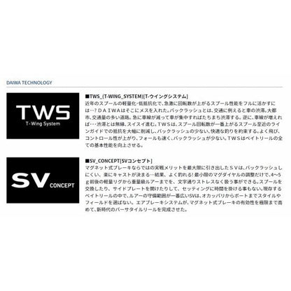20タトゥーラTATULA SVTW 103SH ダイワ