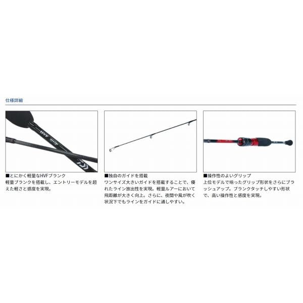 月下美人アジング 510UL-S R ダイワ