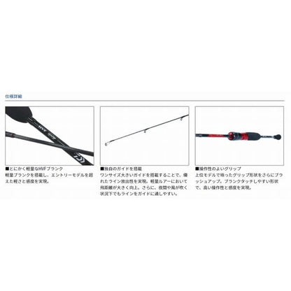 月下美人アジング 510UL-S R ダイワ