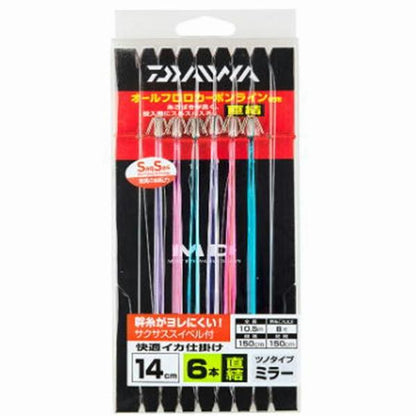 快適イカ仕掛ミラー14Ｓ ＳＳ 6本 直結 ダイワ