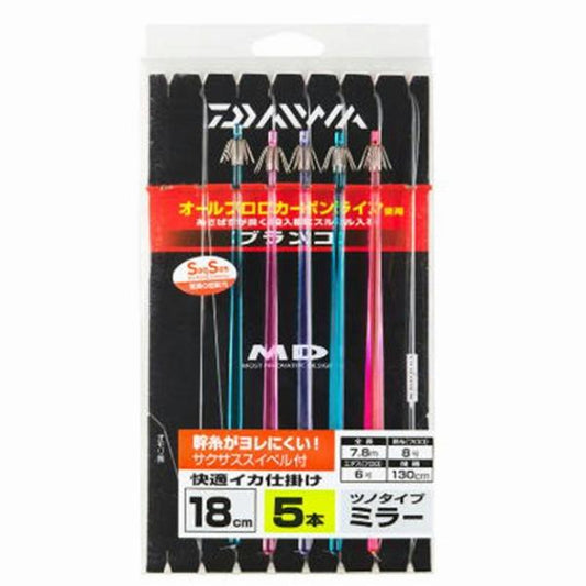 快適イカ仕掛ミラー18Ｓ ＳＳ 5本 スタンダード ダイワ