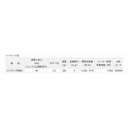 バイキング筏44 ダイワ