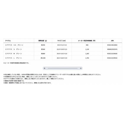 CPアイス S グリーン ダイワ