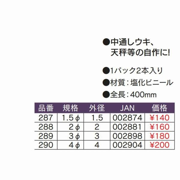 パイプキット 3mm ナカジマ 釣り人応援セール