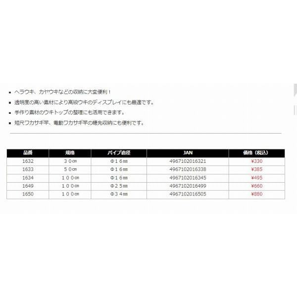 透明パイプ 16mm50ｃm ナカジマ