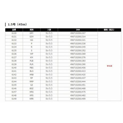 タコハチベイト 1.5号 KM ナカジマ