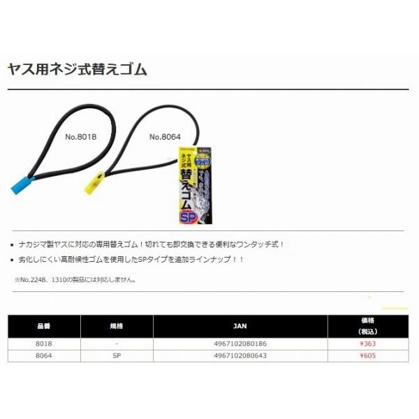 ヤス用ネジ式替えゴム　SP