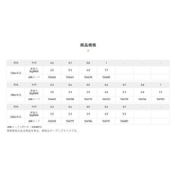 1346 SM PEエギULT HS8 180m 0.6号 VARIVAS