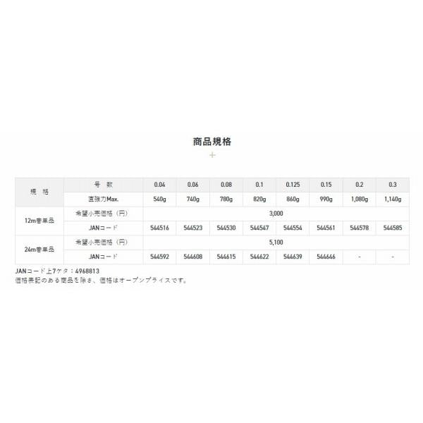 鮎水中糸ZX複合メタル12m0.1号 サンライン 秋の大感謝祭