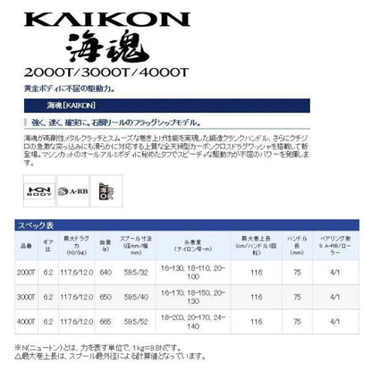 15海魂 3000T シマノ 秋の大感謝祭