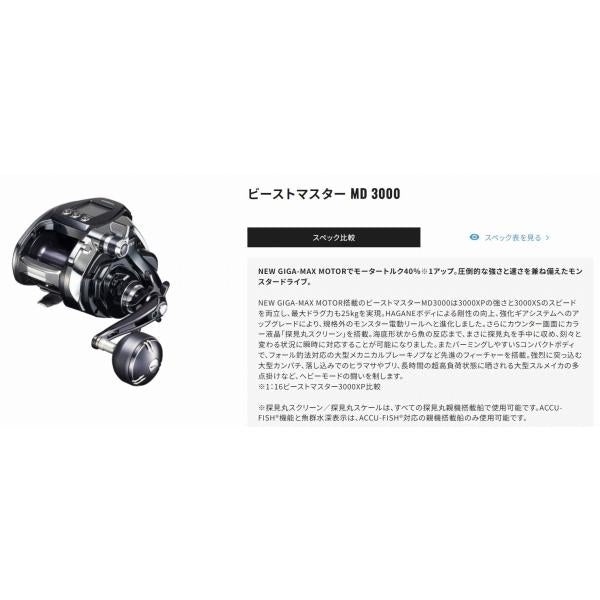 20ビーストマスター MD3000 シマノ