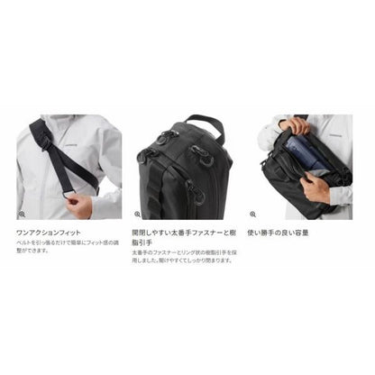 スリング ショルダーバッグ BS-025T ブラックカモ M シマノ