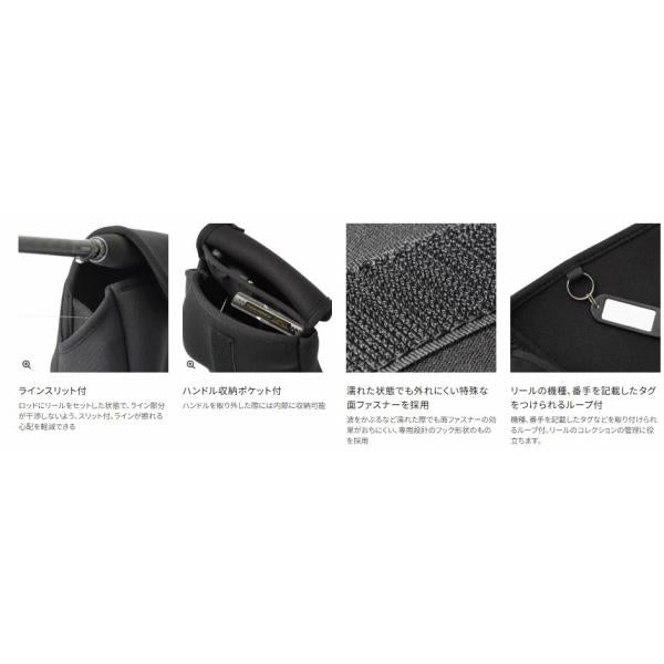 リールガード スピニングハンドル付タイプ ブラック M ＢＰ－070Ｙ 黒 Ｍ シマノ