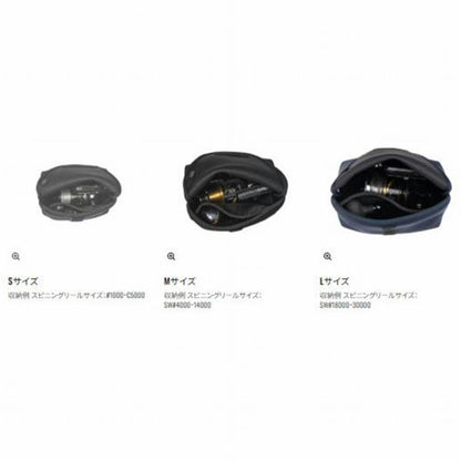リールガード スピニングハンドル取外しタイプ BP-071Y ブラック Ｓ シマノ