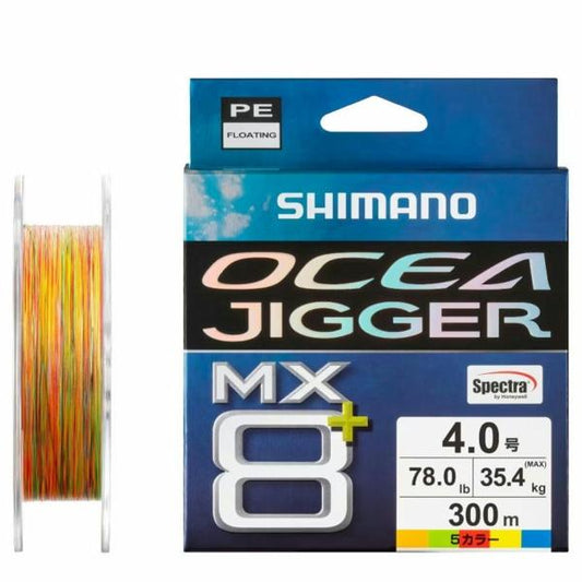 オシアジガー MX8+ PE 300m LD-O78Z 10M*5カラー 4 シマノ