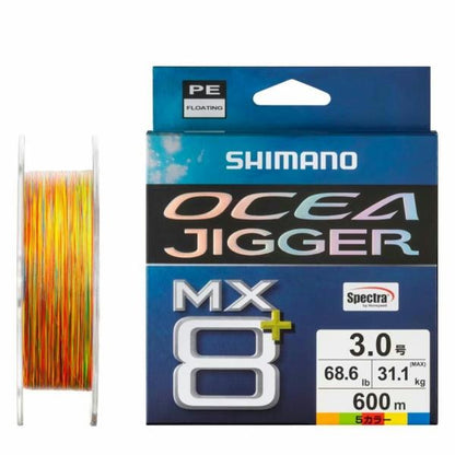 オシアジガー MX8+ PE 600m LD-O98Z 10M*5カラー 3 シマノ