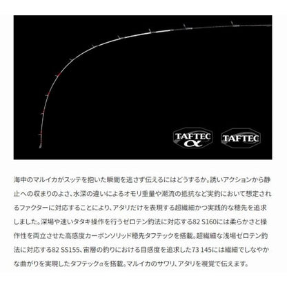 22 リアランサーマルイカ 82S-160 シマノ