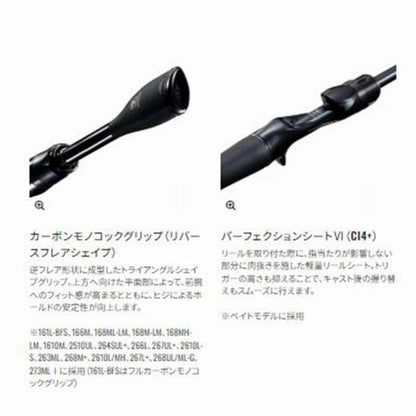 21Pグロリアス 268M+A シマノ