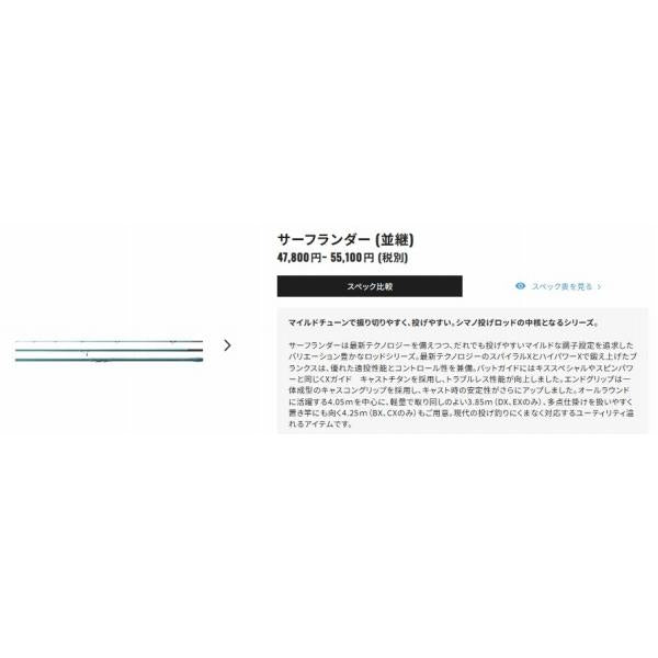 22 サーフランダー 385DX シマノ