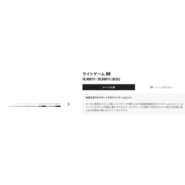 19 ライトゲーム BB 64MH200 シマノ