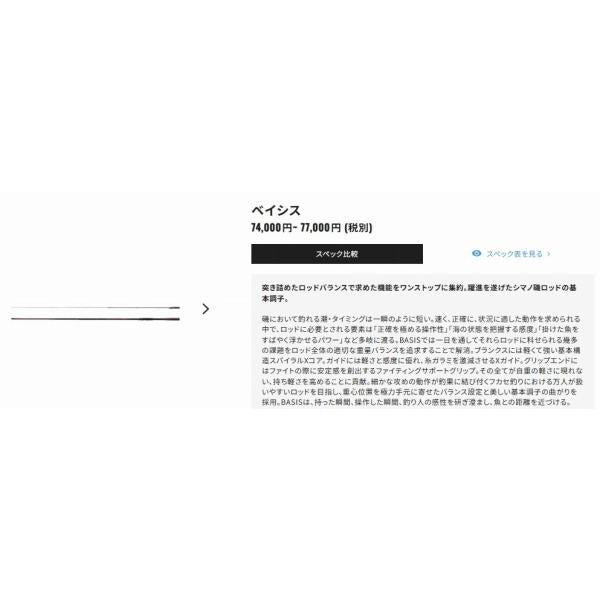22ベイシス 1-500 シマノ
