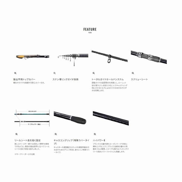 25サーフチェイサー テレスコピック 25-405T シマノ