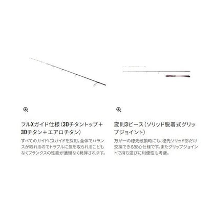 26セフィアリミテッド ティップエギング S63ML+S シマノ