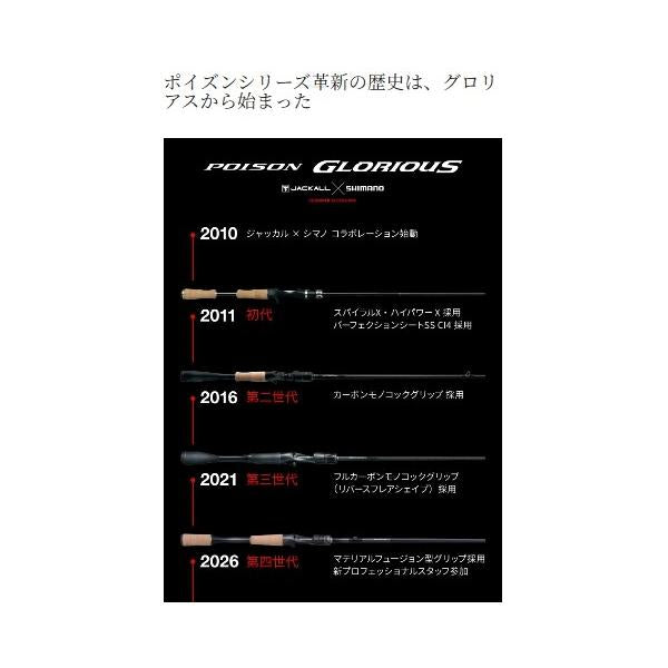 26ポイズングロリアス268MH-S シマノ