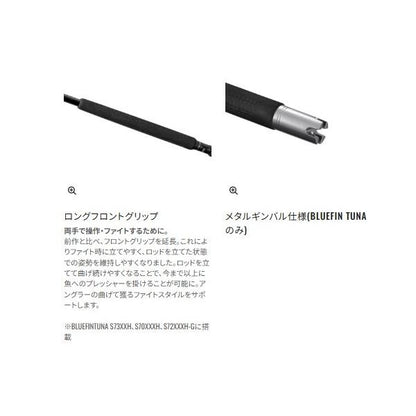 26オシアプラッガーBG ブルフィンツナS70XXXH シマノ