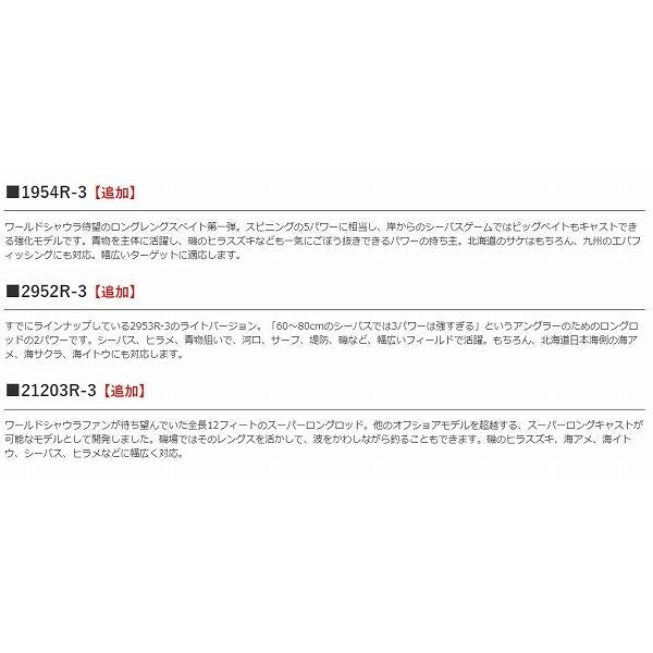20 ワールドシャウラ BG 2952R-3 シマノ