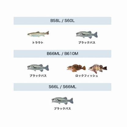 23 ルアーマチックバス S66ML シマノ継続SALEA