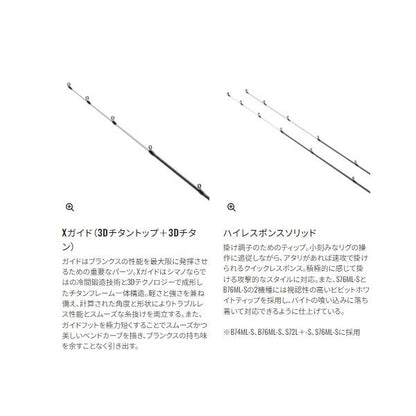 25 ブレニアスXR B72ML シマノ