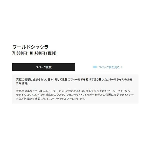 18 ワールドシャウラ 2832RS-2 シマノ